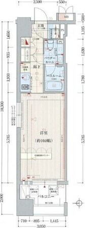 東三国駅 徒歩1分 4階の物件間取画像